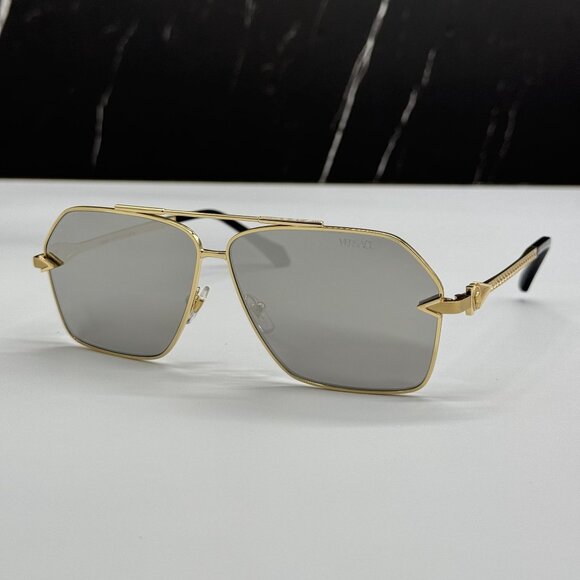 NEW VERSACE VE2284 1002/6G SUNGLASSES GOLD UNISEX VERSACE VE2284 10026G main image 10